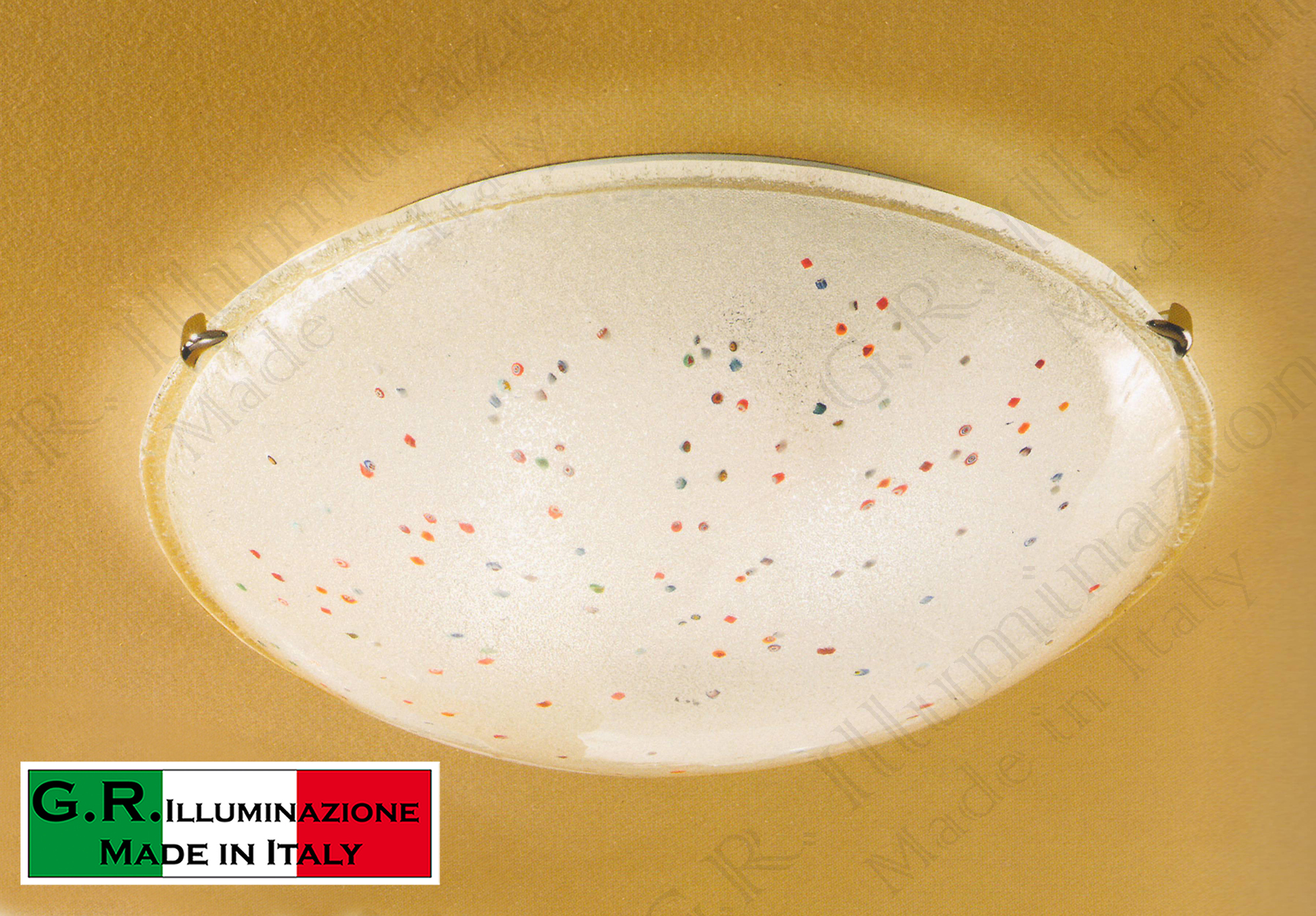 Plafoniera Moderna Vetro Murano : Plafoniera soffitto vetro luci d moderno murano